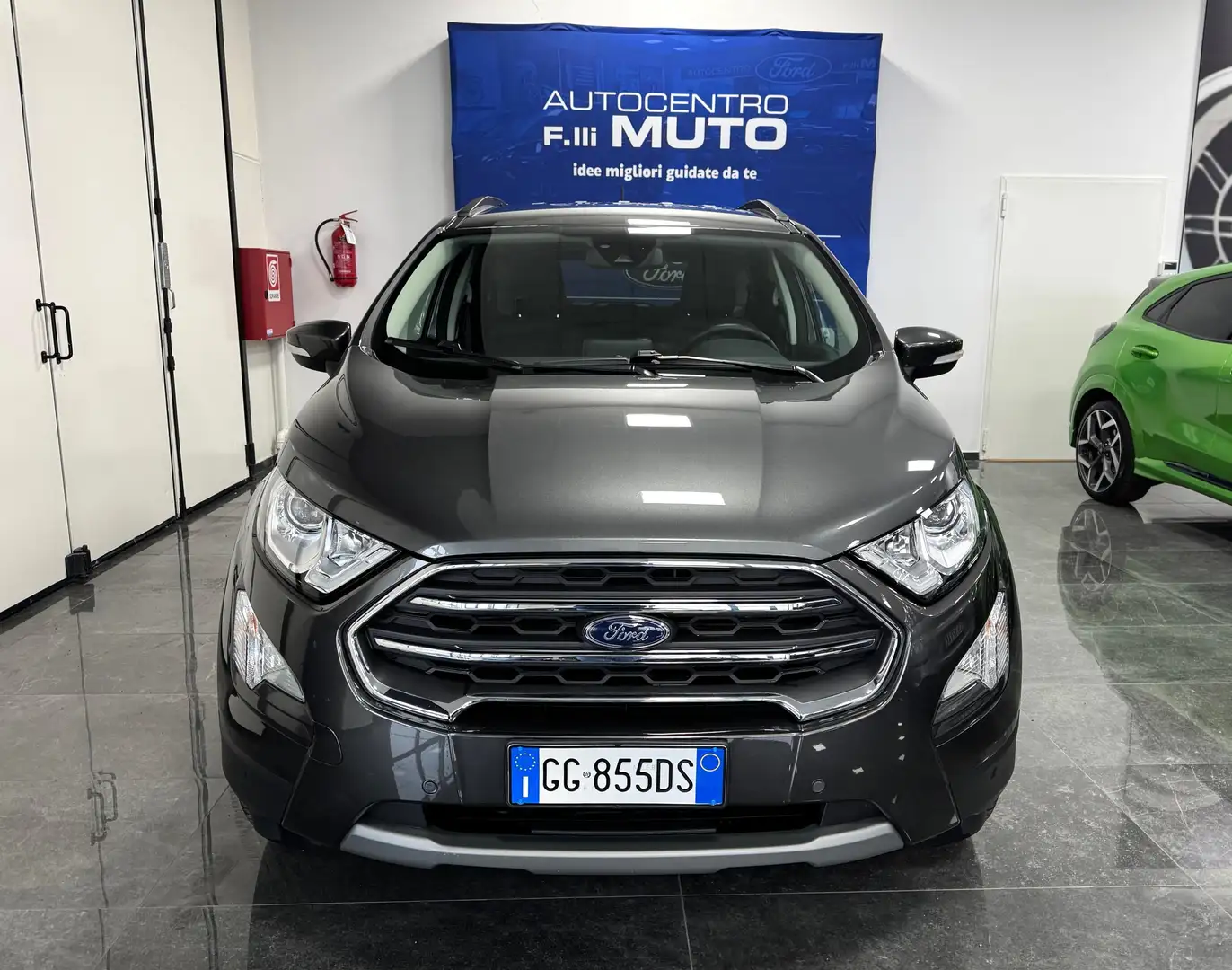 Ford EcoSport 1.0 Ecoboost 125 Titanium - TELECAMERA - ADAS Grigio - 2