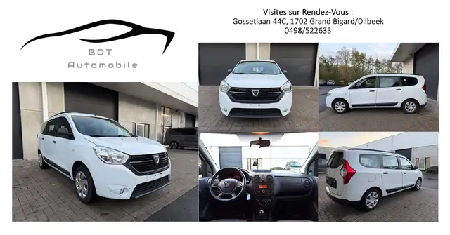 Dacia Lodgy 1.6i 7places 1er prop Airco Bluethoot Park Assist
