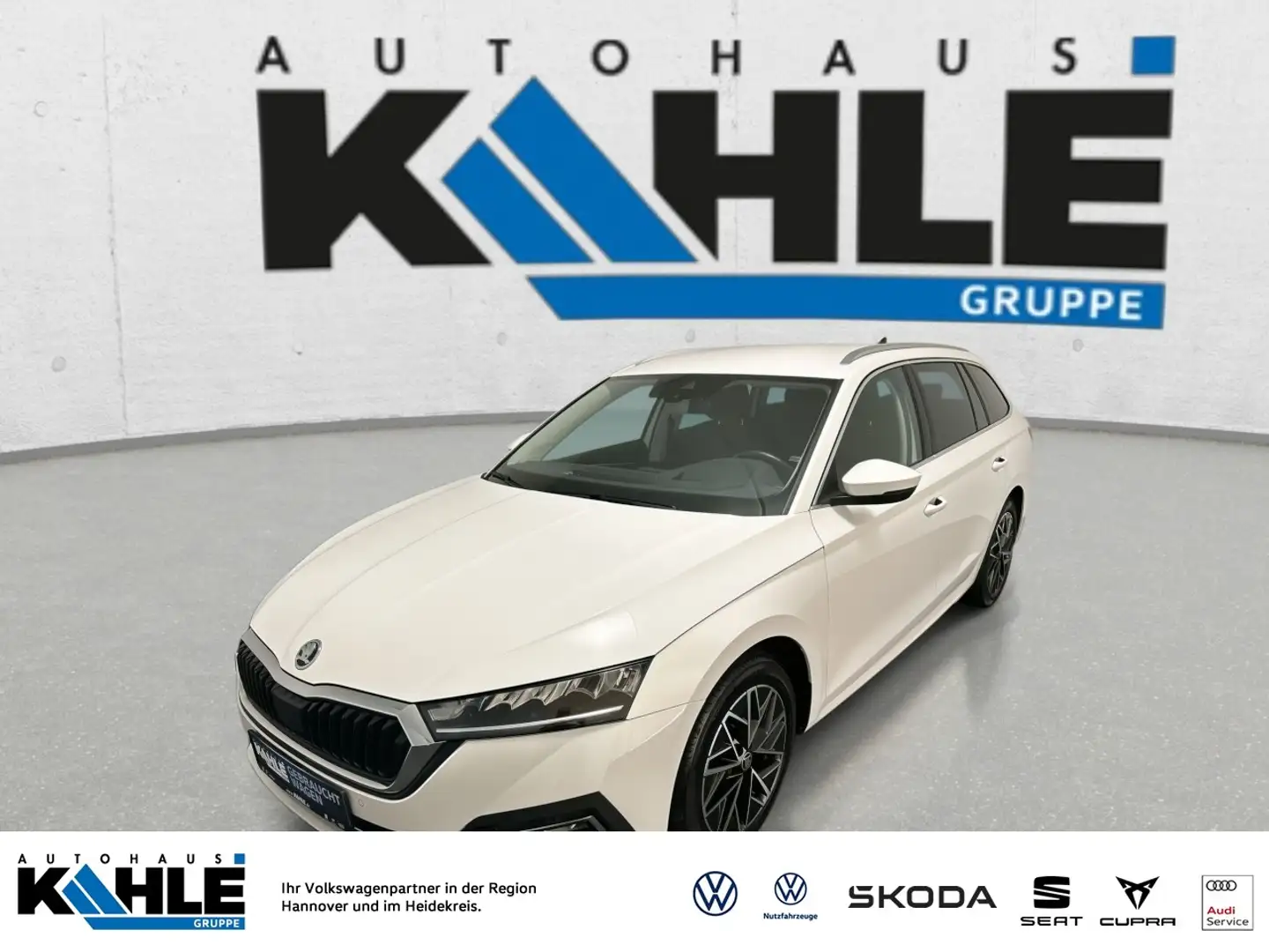 Skoda Octavia Combi Style 2.0TDI DSG AHK Navi LED Klima Navi Weiß - 1
