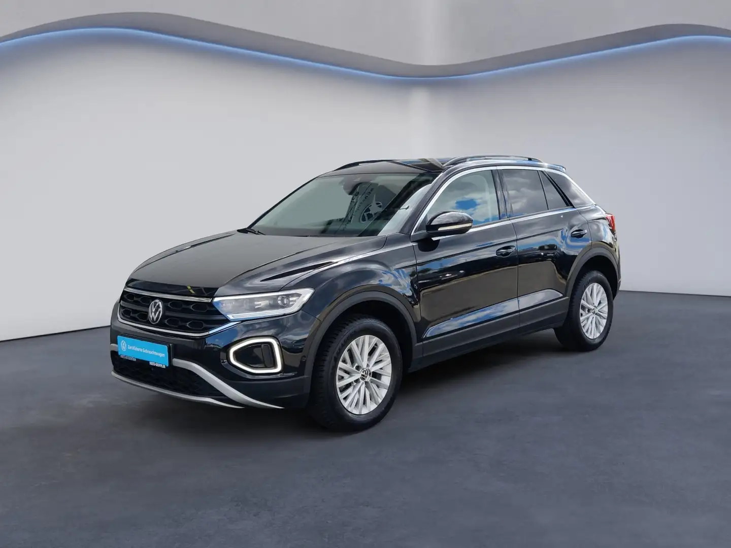 Volkswagen T-Roc Life 1.0 TSI LED+App-Connect+PDC Noir - 1