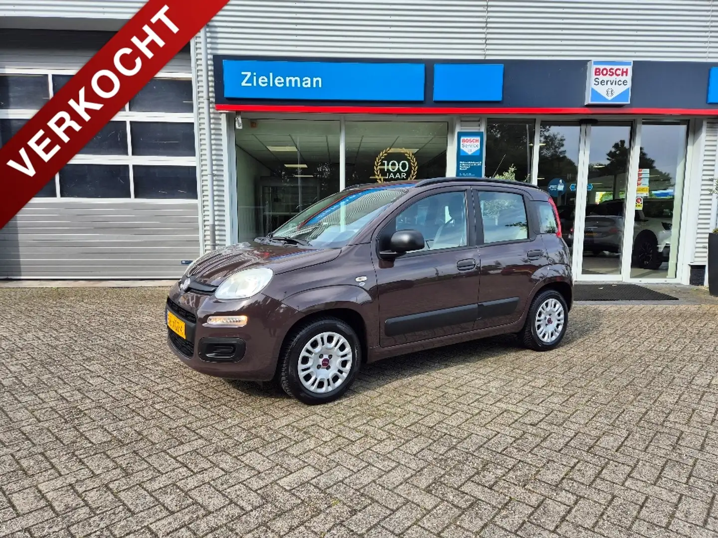 Fiat Panda TwinAir Turbo 85 pk Easy Airco Bruin - 1