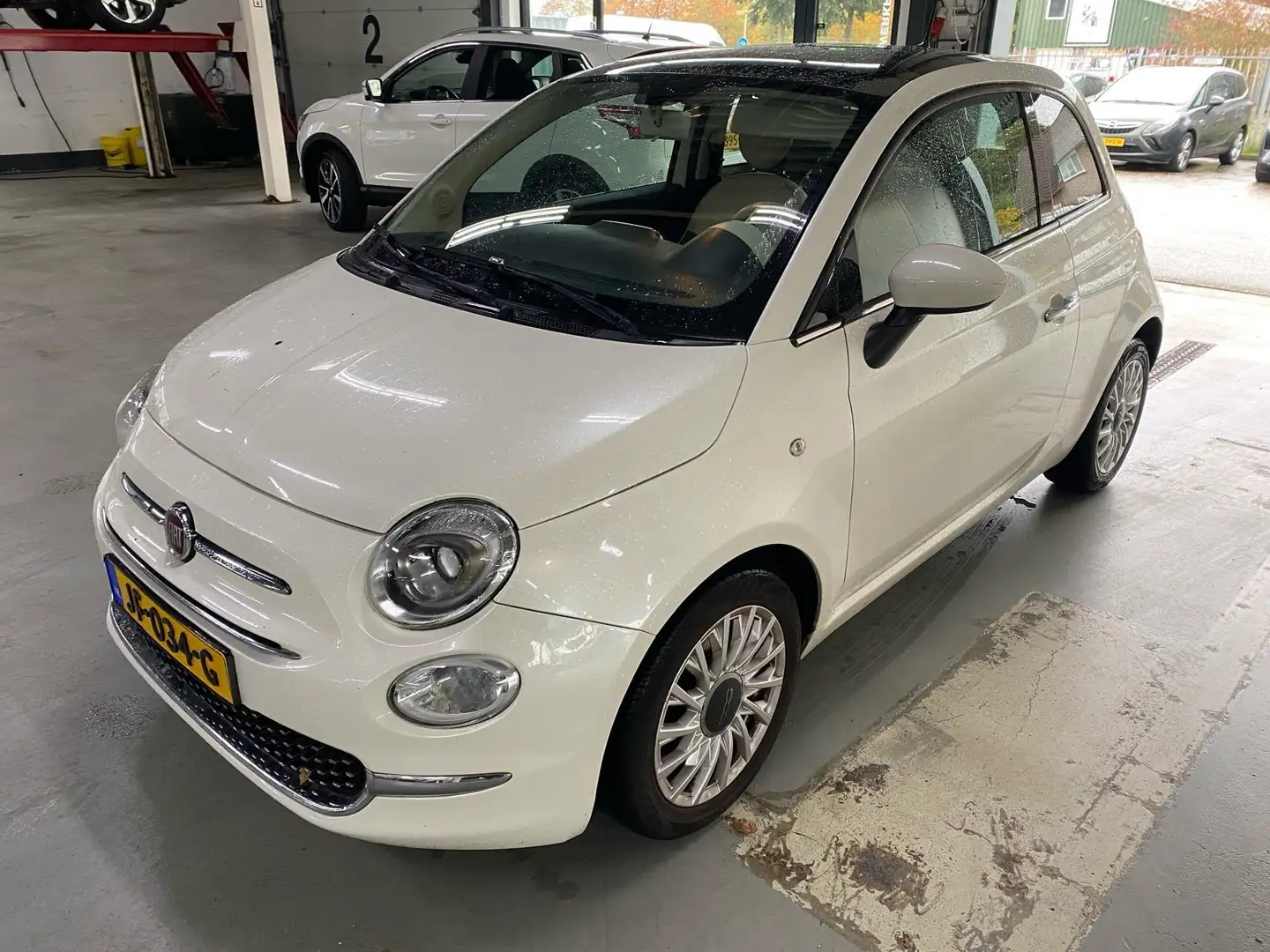 Fiat 500 0.9 TwinAir Turbo Lounge | Panoramadak | Lichtmeta Blanc - 2