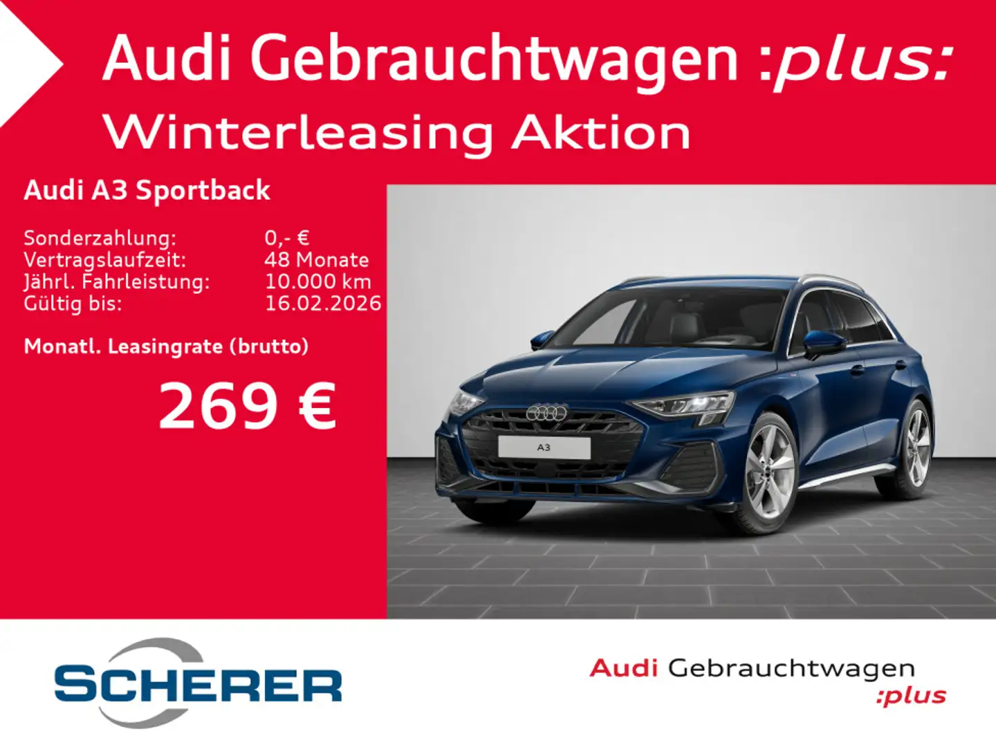 Audi A3 30 TFSI S line S tronic SONOS HUD K Bleu - 1
