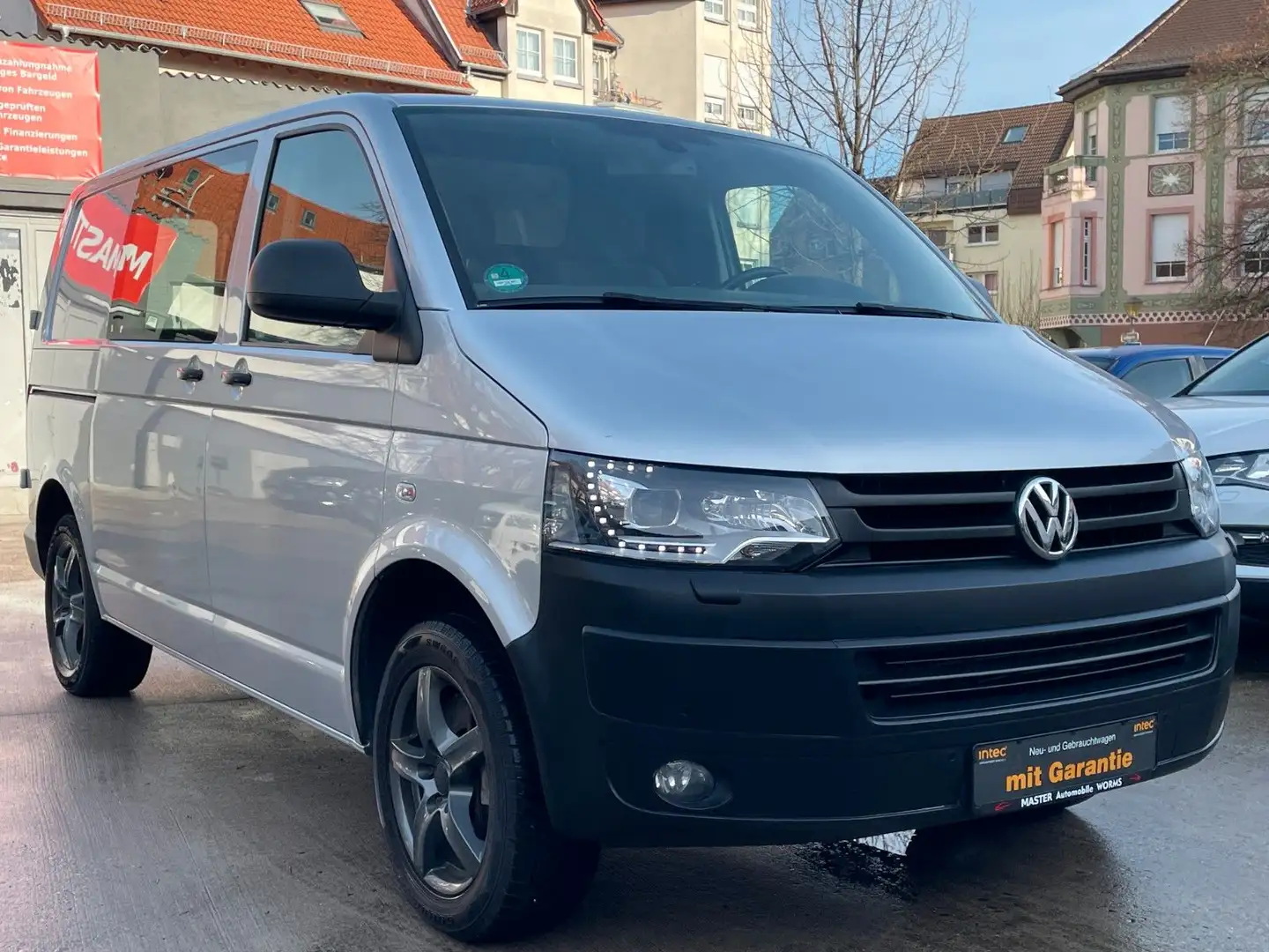 Volkswagen T5 Transporter Kasten 4Motion *AUTOMATIK*KLIMA* Silber - 2