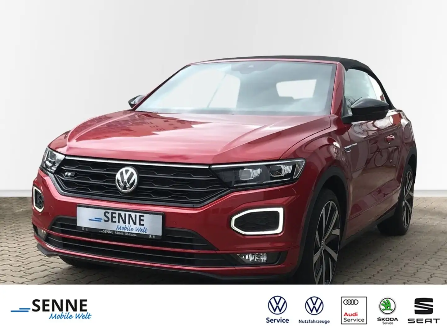 Volkswagen T-Roc T-Roc Cabriolet 1.5 TSi DSG R-Line,LED,Leder Rot - 1