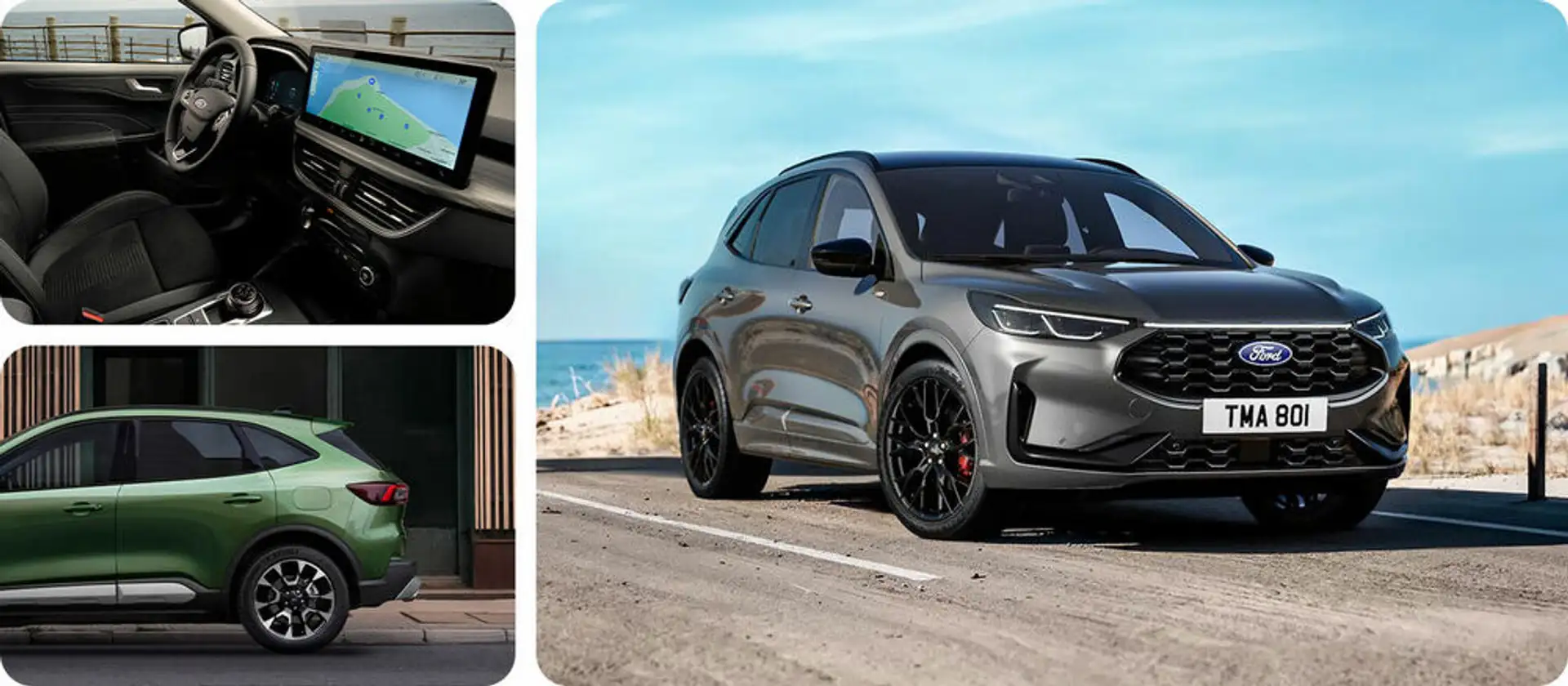 Ford Kuga ST-Line X AWD Aut. Black Package *Im Vorlauf* Weiß - 1