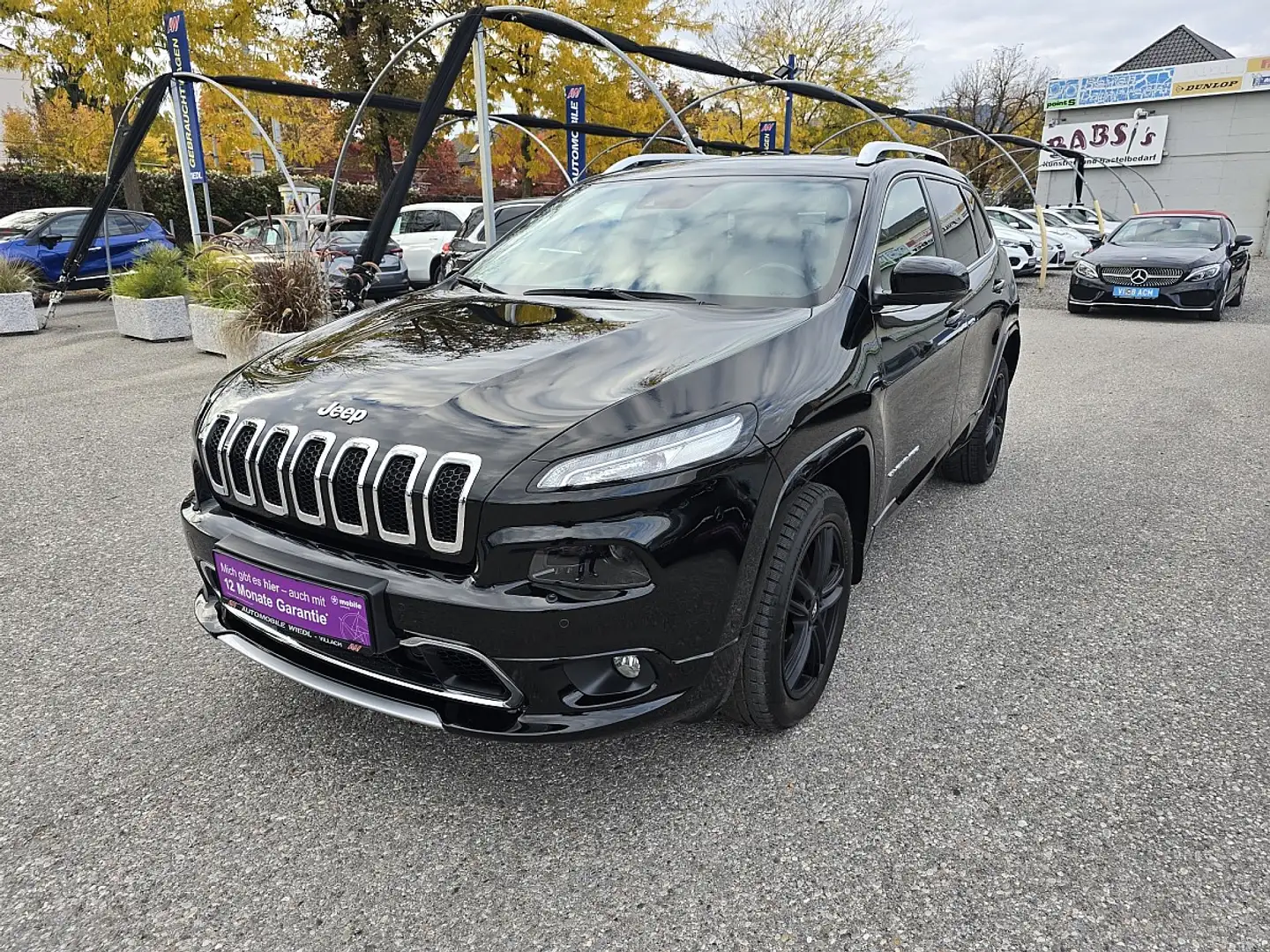 Jeep Cherokee 2,2 MultiJet II AWD Overland Aut. *AHK*NAVI*LEDER* Schwarz - 1