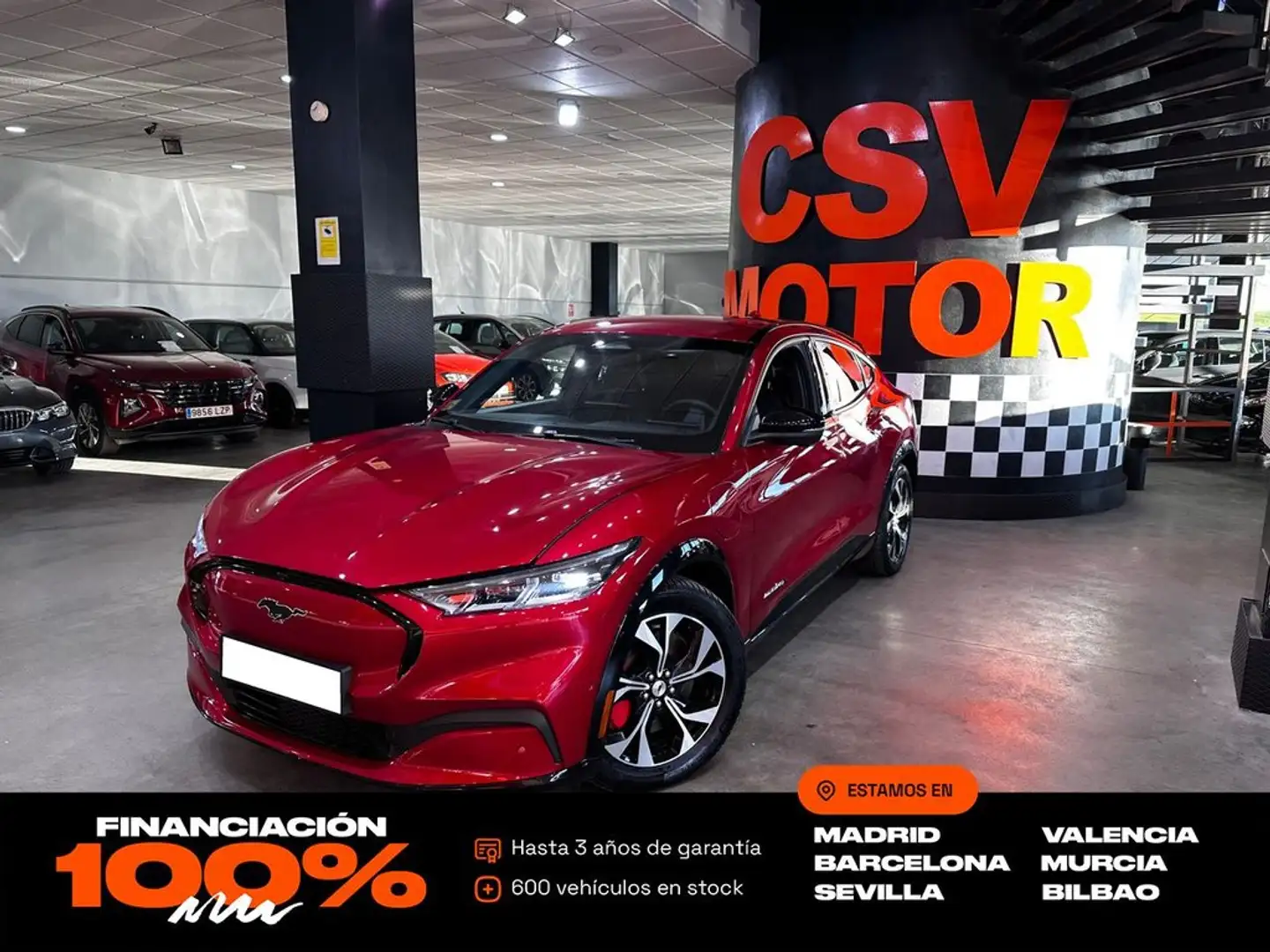 Ford Mustang Mach-E Premium AWD Rango Extendido 258kW Rojo - 1