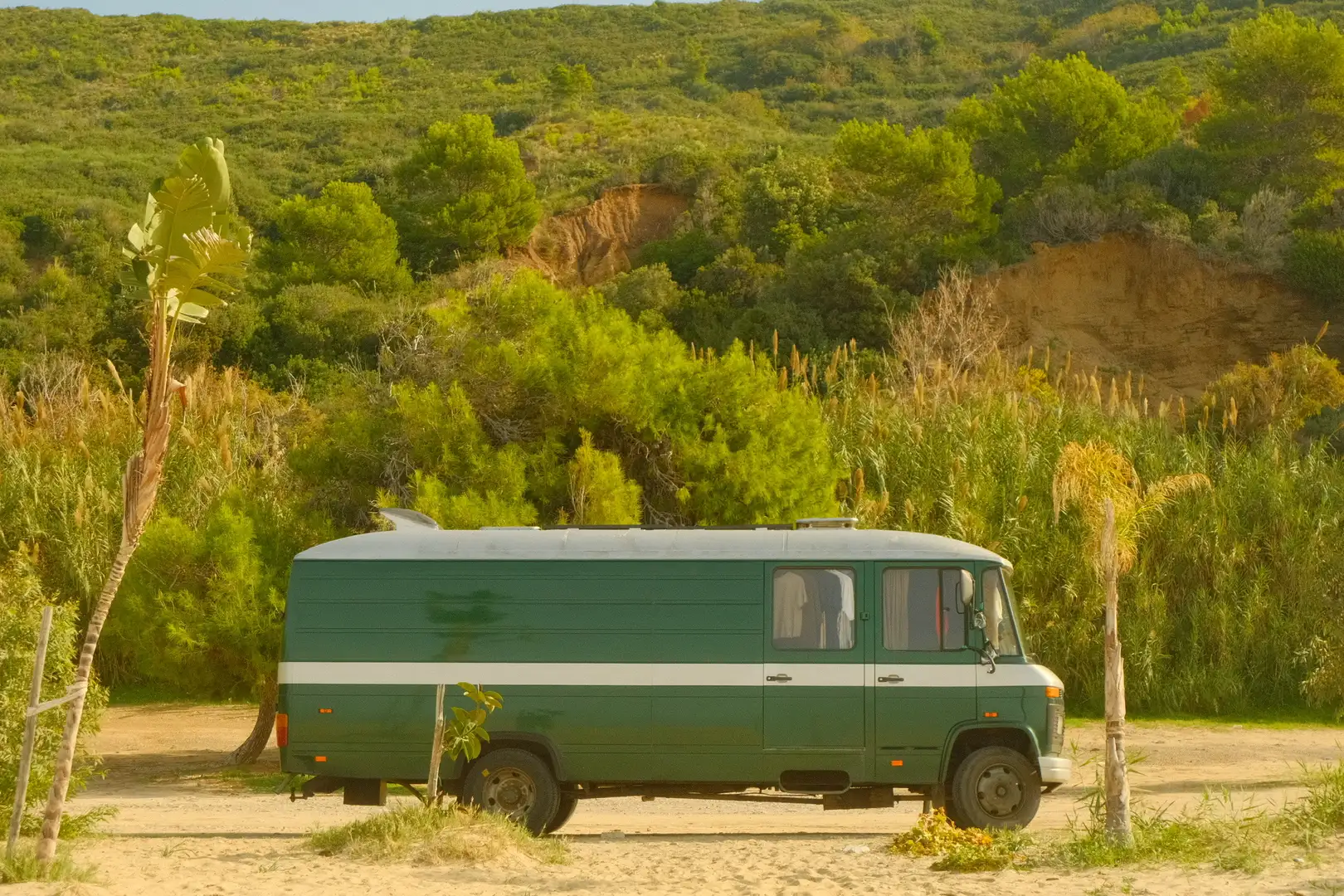 Mercedes-Benz L608D Yeşil - 1