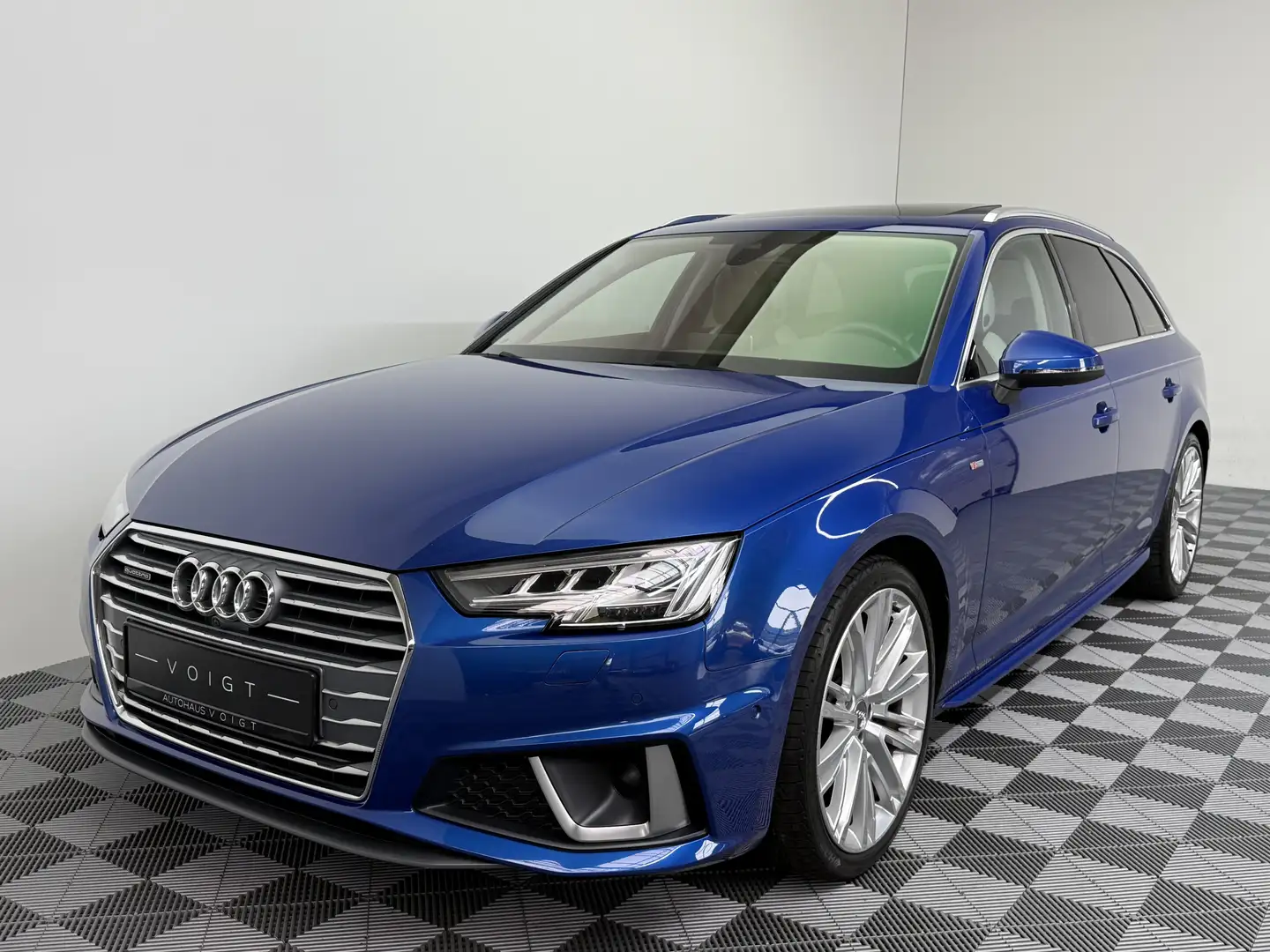 Audi A4 40 TDI q.|S-Line|design|exclusive|Pano|Matrix Blau - 2