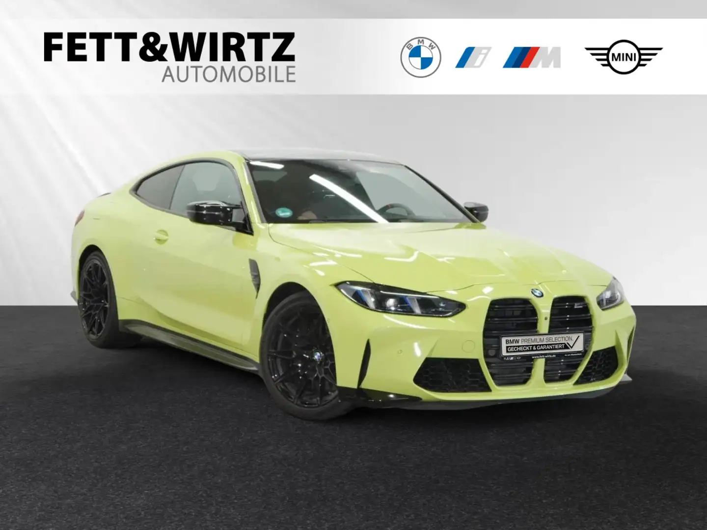 BMW M4 Competition Coupé *Facelift*|LCProf.|H/K|PA+ Gelb - 1
