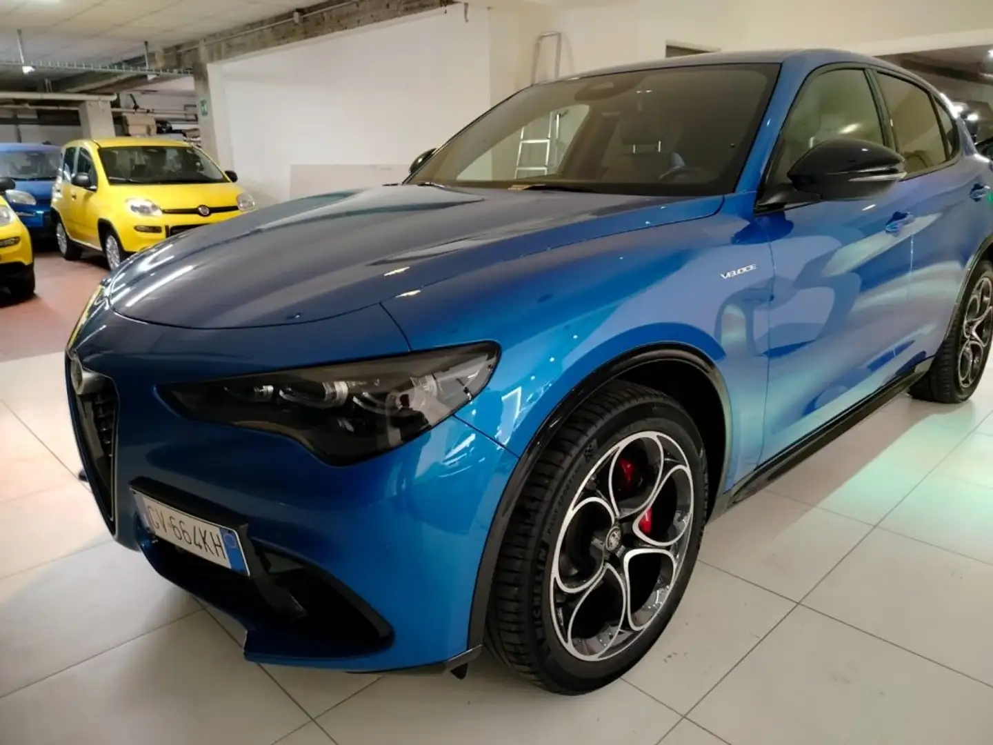 Alfa Romeo Stelvio 2.2 Turbodiesel 210 CV Q4 Veloce SUPERPROMO Blu/Azzurro - 1