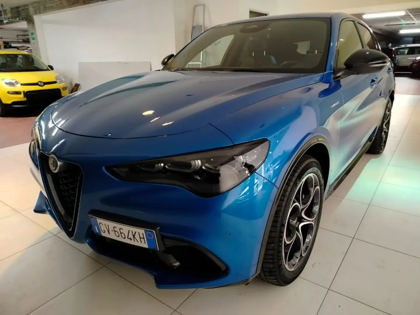 Alfa Romeo Stelvio 2.2 Turbodiesel 210 CV Q4 Veloce SUPERPROMO Blu/Azzurro - 2