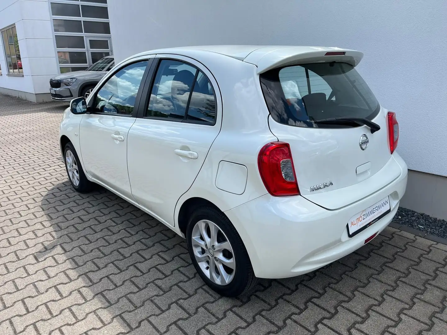 Nissan Micra Klimaautomatik Sitzheizung wenig Kilometer Weiß - 2
