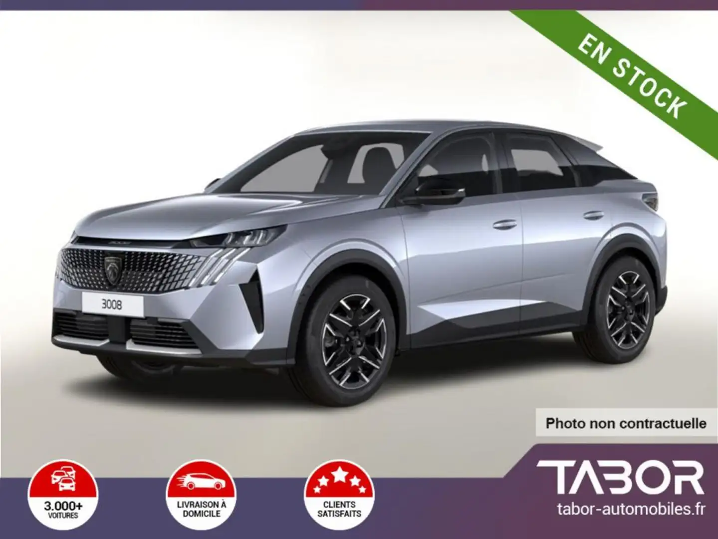 Peugeot 3008 Hybrid 145 eDSC6 Allure FACELIFT Gris - 1