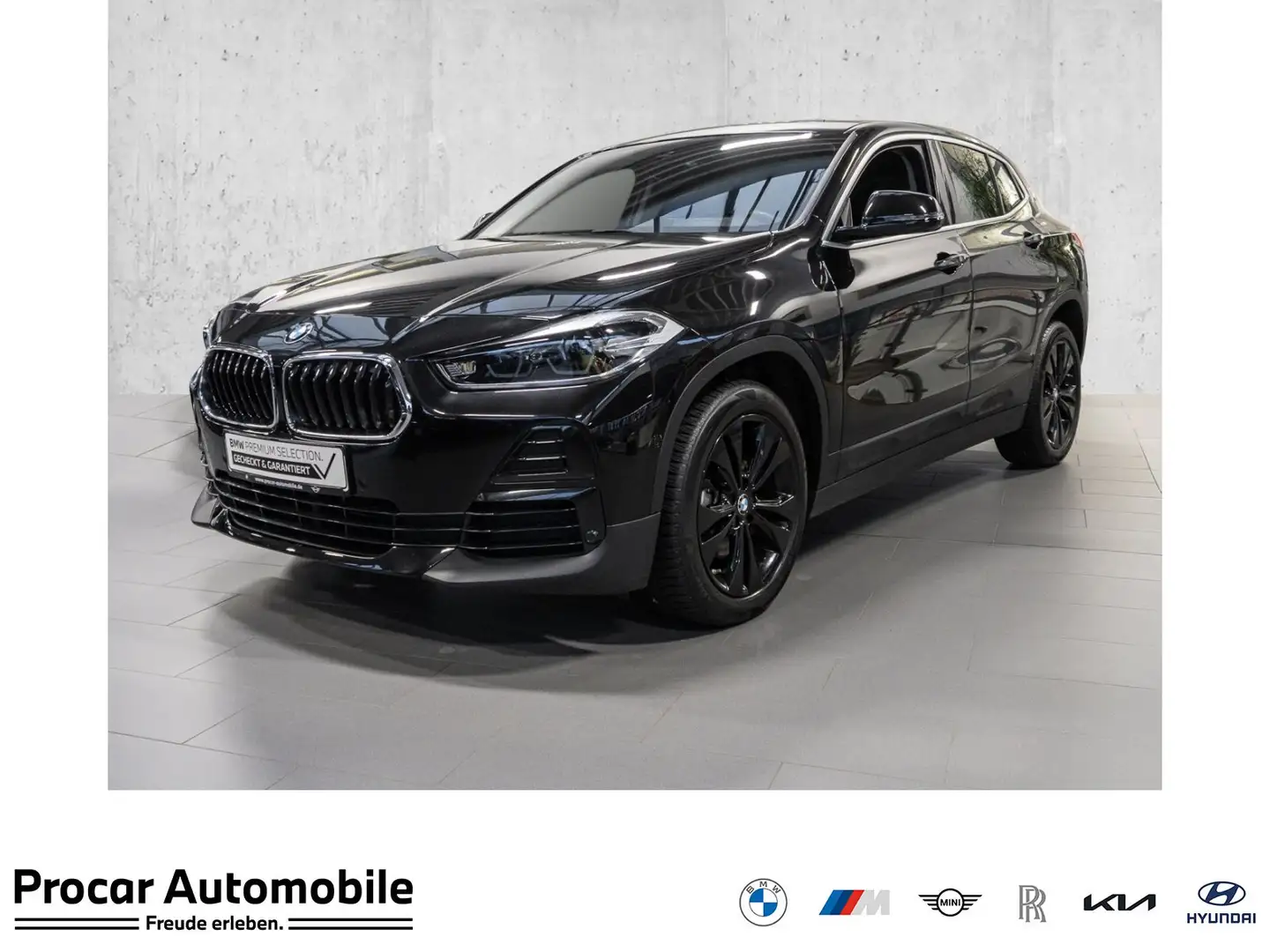 BMW X2 sDrive18i Advantage Aut. RFK, SHZ, PDC, LED, PA, D Schwarz - 1