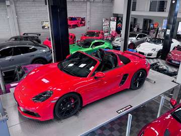 PORSCHE 718 Boxster GTS 2.5 PDK – Rouge Indien – Chrono - Bose