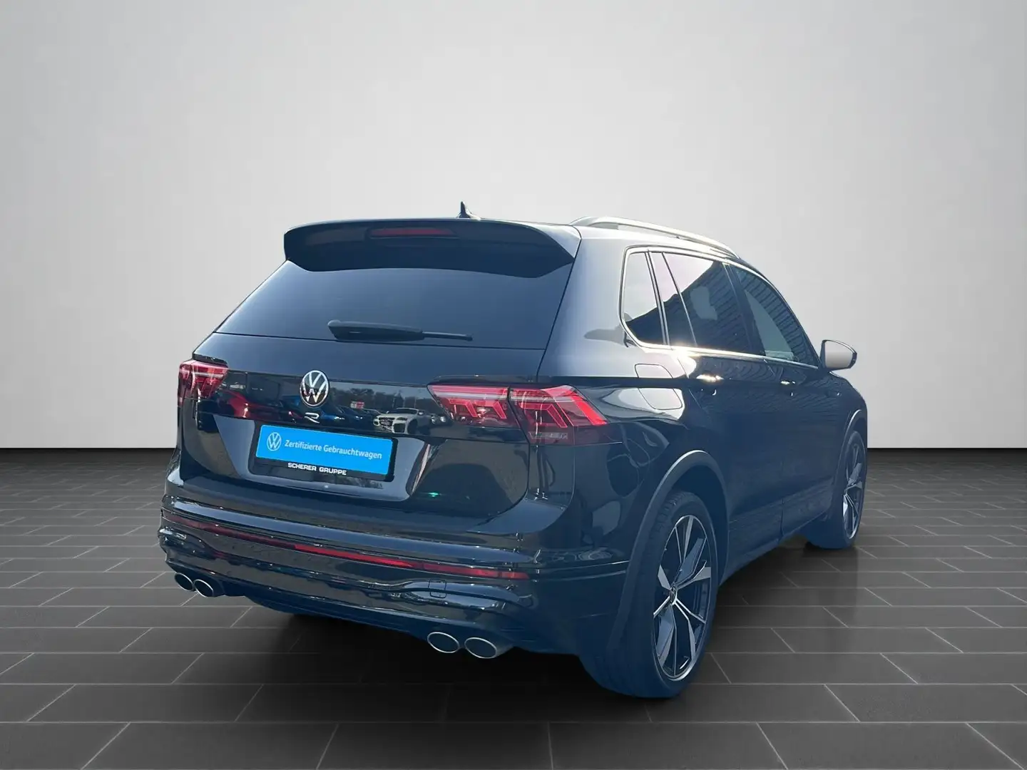 Volkswagen Tiguan R 2.0 TSI AHK PANO KAMERA AHK H&K BLACK S Schwarz - 2