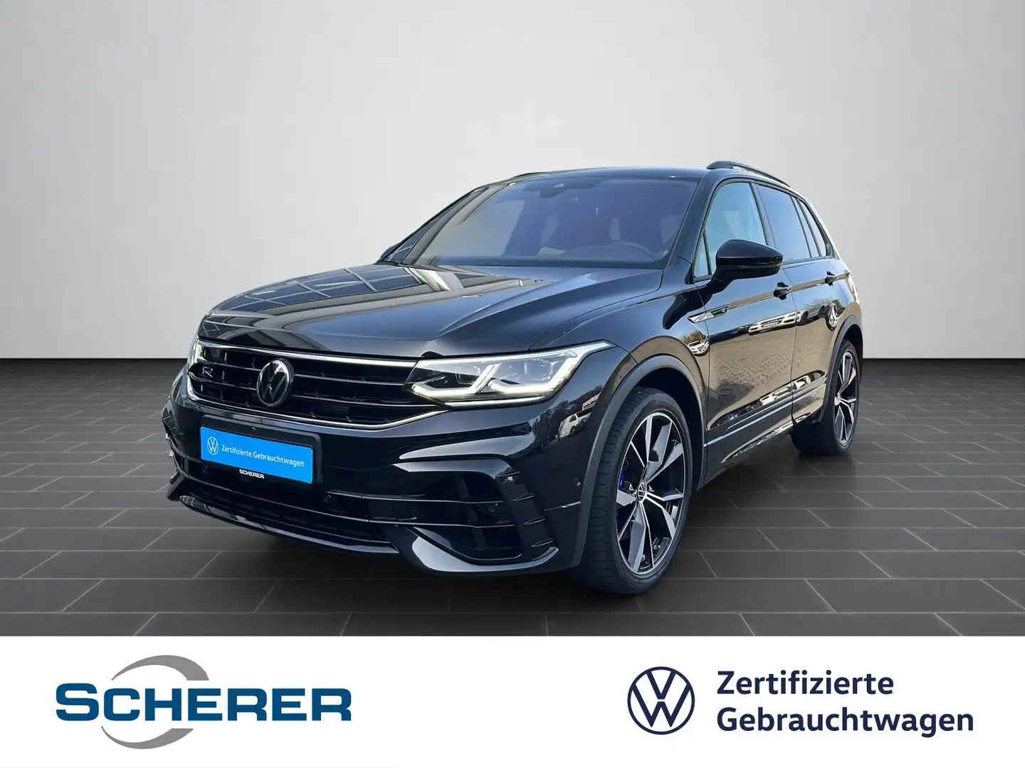 Volkswagen Tiguan R 2.0 TSI AHK PANO KAMERA AHK H&K BLACK S Schwarz - 1