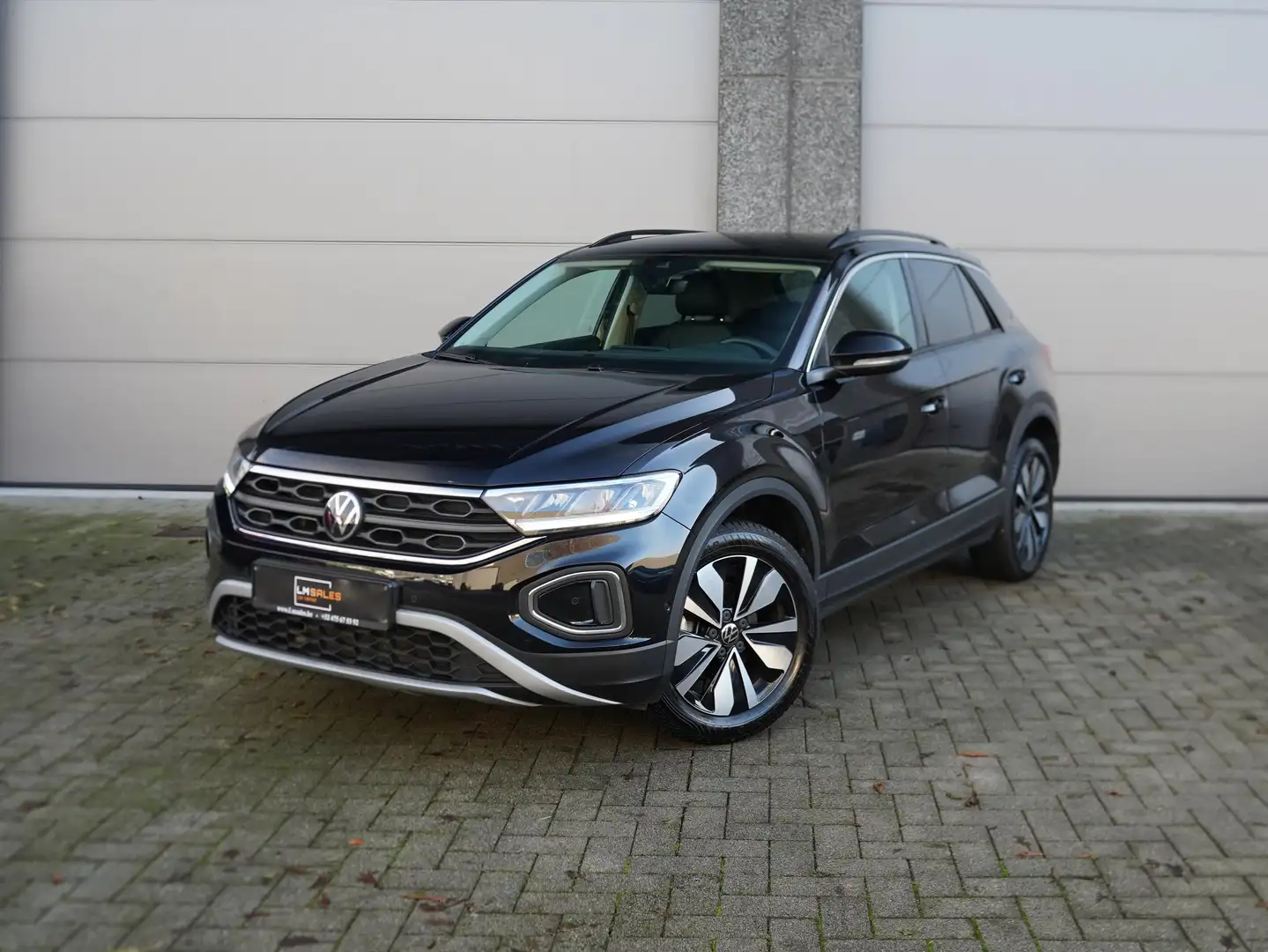 Volkswagen T-Roc GOAL * DODEHOEK / ACC / HALFLEDER / ZETELVERW * Noir - 1