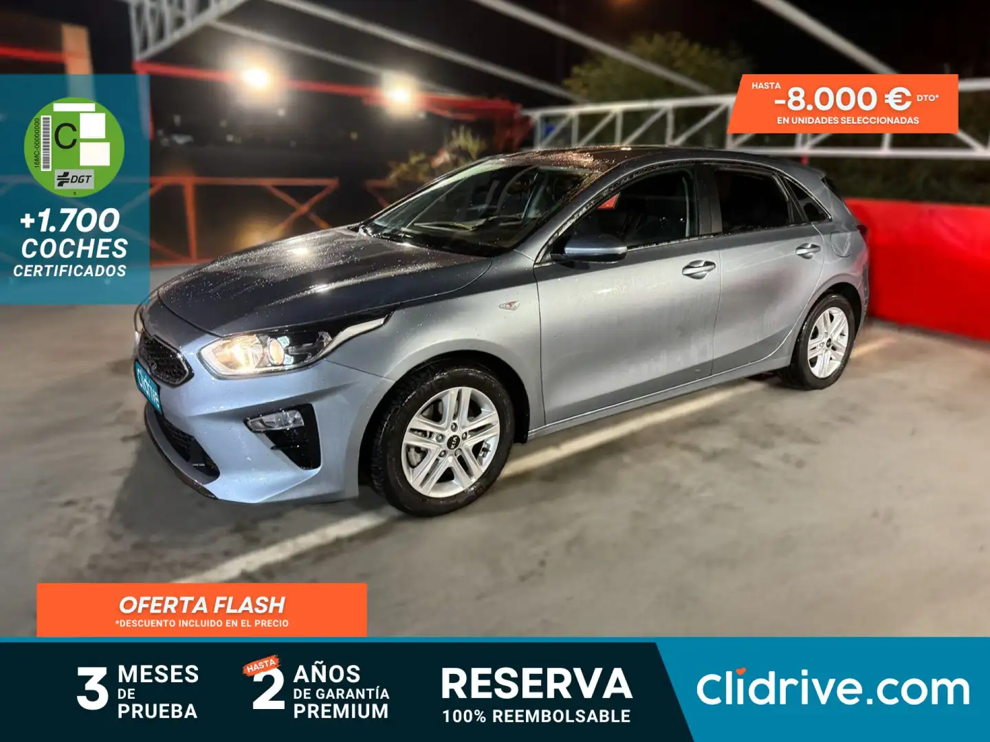 Kia 1.0 T-GDi 88kW (120CV) Business Gris - 1