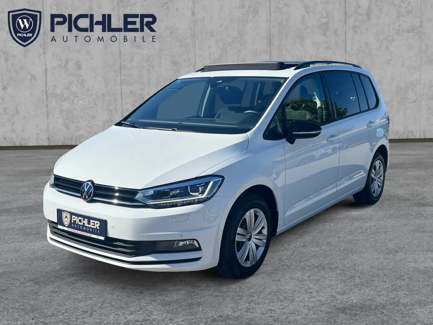 Volkswagen Touran Highline TDI SCR DSG Weiß - 1