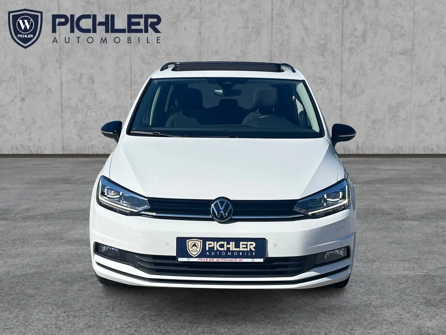 Volkswagen Touran Highline TDI SCR DSG Weiß - 2
