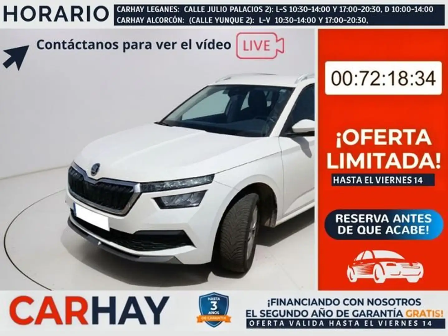 Skoda Kamiq 1.0 TSI Ambition 81kW DSG Blanco - 1