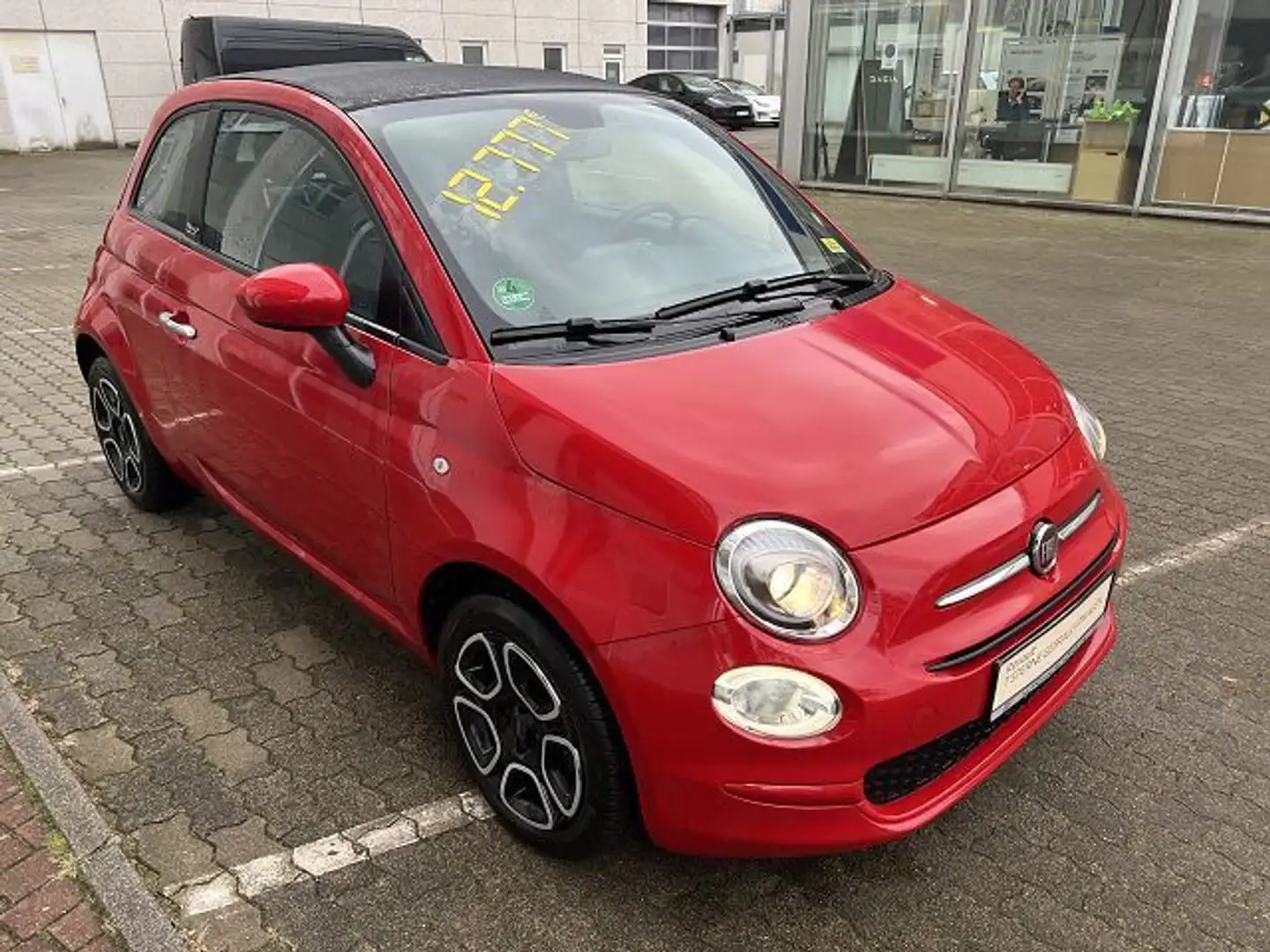 Fiat 500C Cabrio Club 1.0 Klima*Tempomat*CarPlay Rood - 2