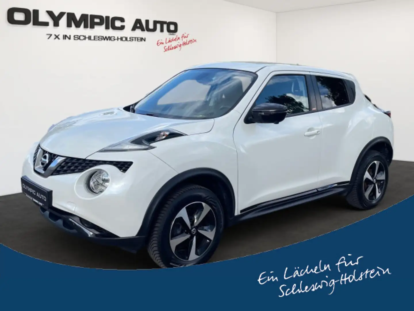 Nissan Juke JUKE 1.6l CVT 4x2 BOSE GJR TEMP BT NAVI EL.FH Weiß - 1