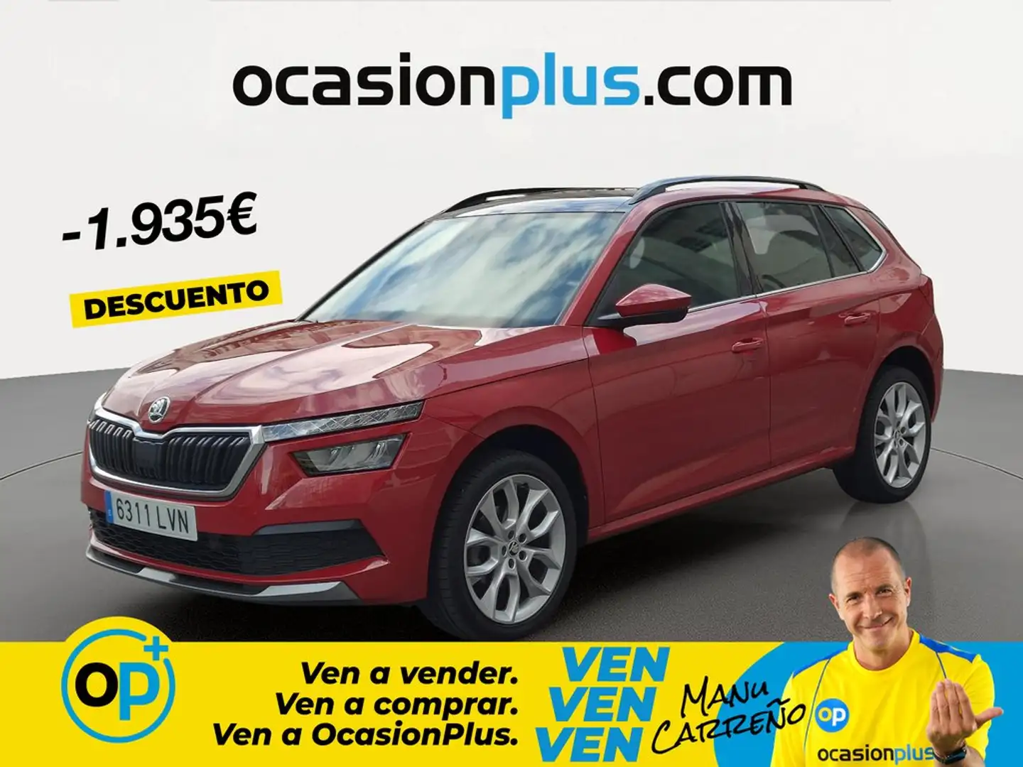 Skoda Kamiq 1.0 TSI Sport 81kW Rojo - 1