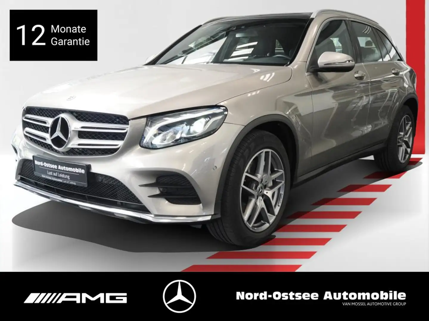 Mercedes-Benz GLC 220 d 4M AMG PANO-DACH LED SITZHZG PTS NAVI Argent - 1