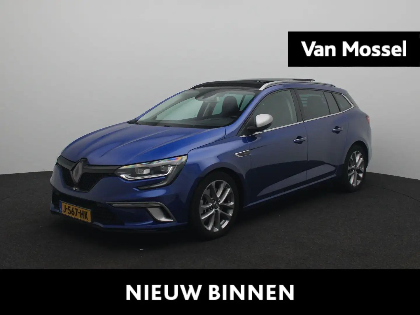 Renault Megane Estate 1.6 TCe GT AUT. | Navigatie | Panoramadak | Blauw - 1