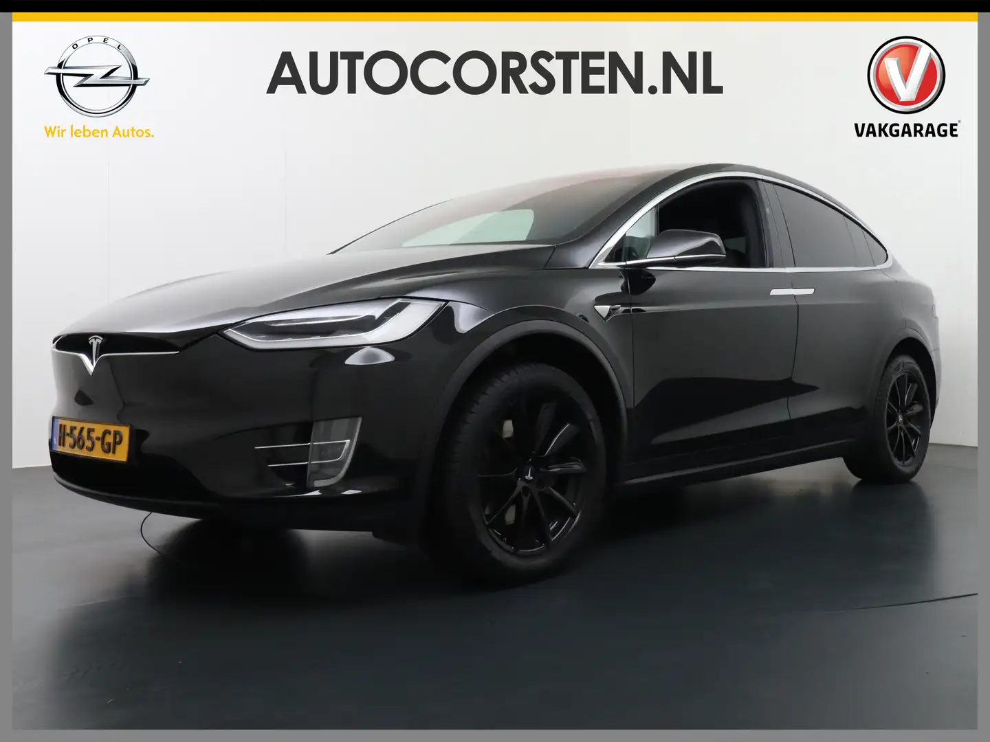 Tesla Model X 75D All Wheel Drive Trekhaak Luchtvering Adaptive Noir - 1