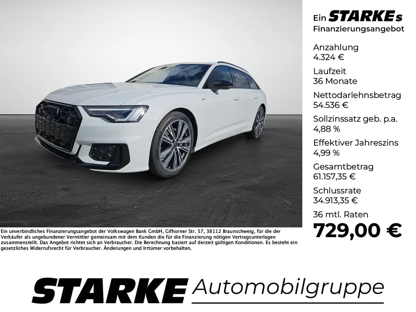 Audi A6 Avant 40 TDI S tronic S line AHK MMI Navigation... Blanc - 1