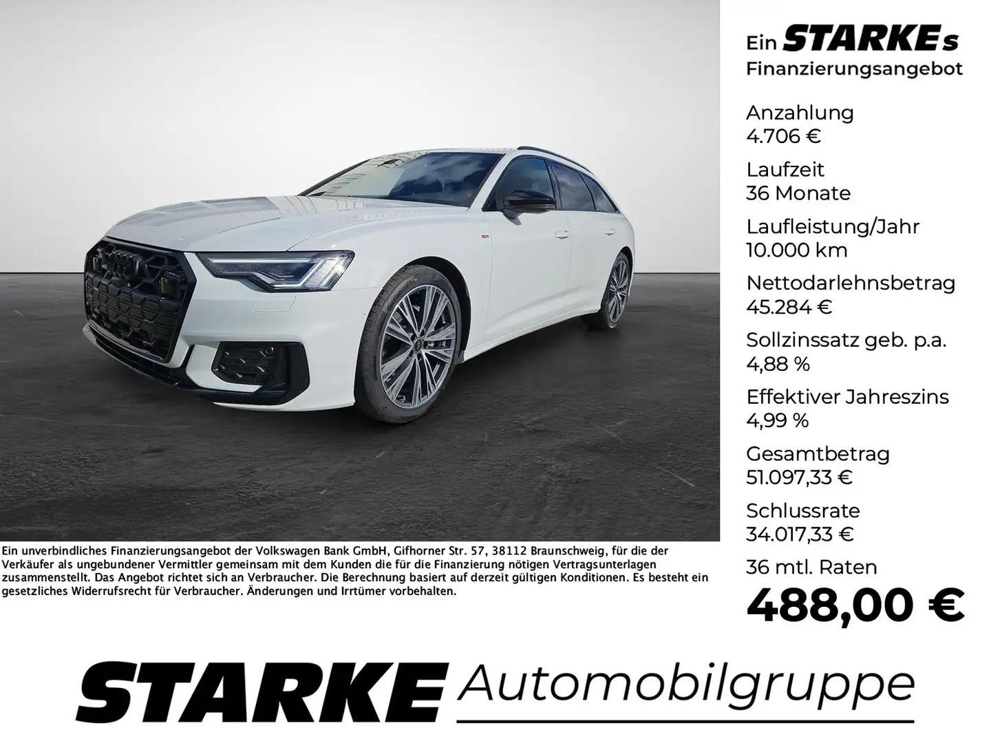 Audi A6 Avant 40 TDI S tronic S line AHK MMI Navigation... Blanc - 1