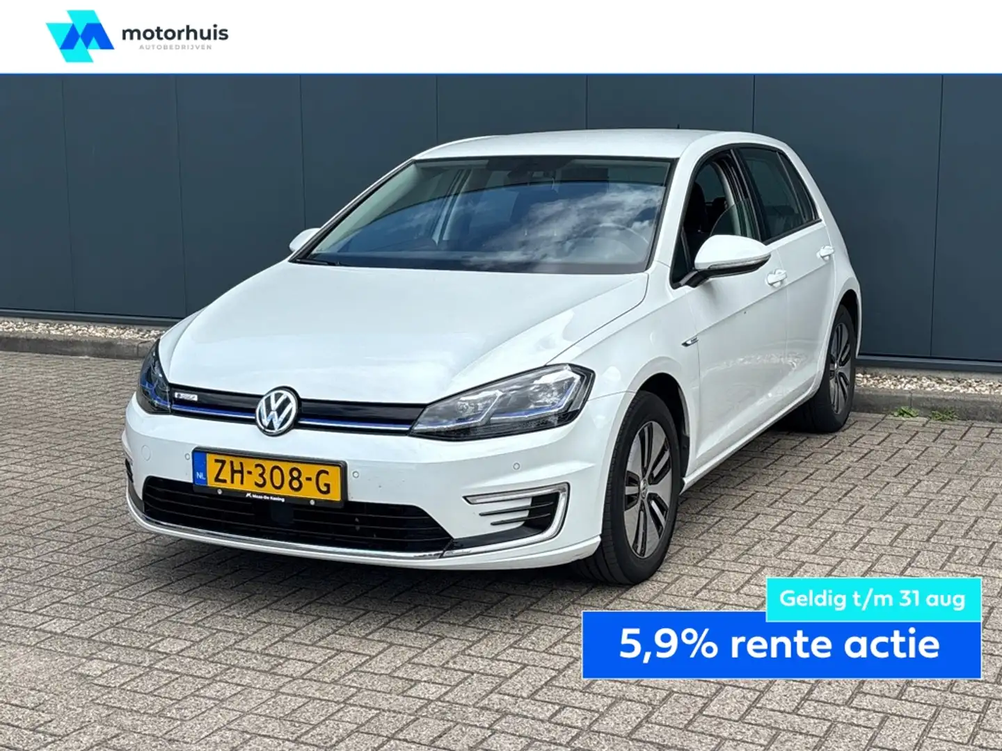 Volkswagen e-Golf Vii e-Golf elektromotor 136pk 5D Aut. e-Golf Wit - 1