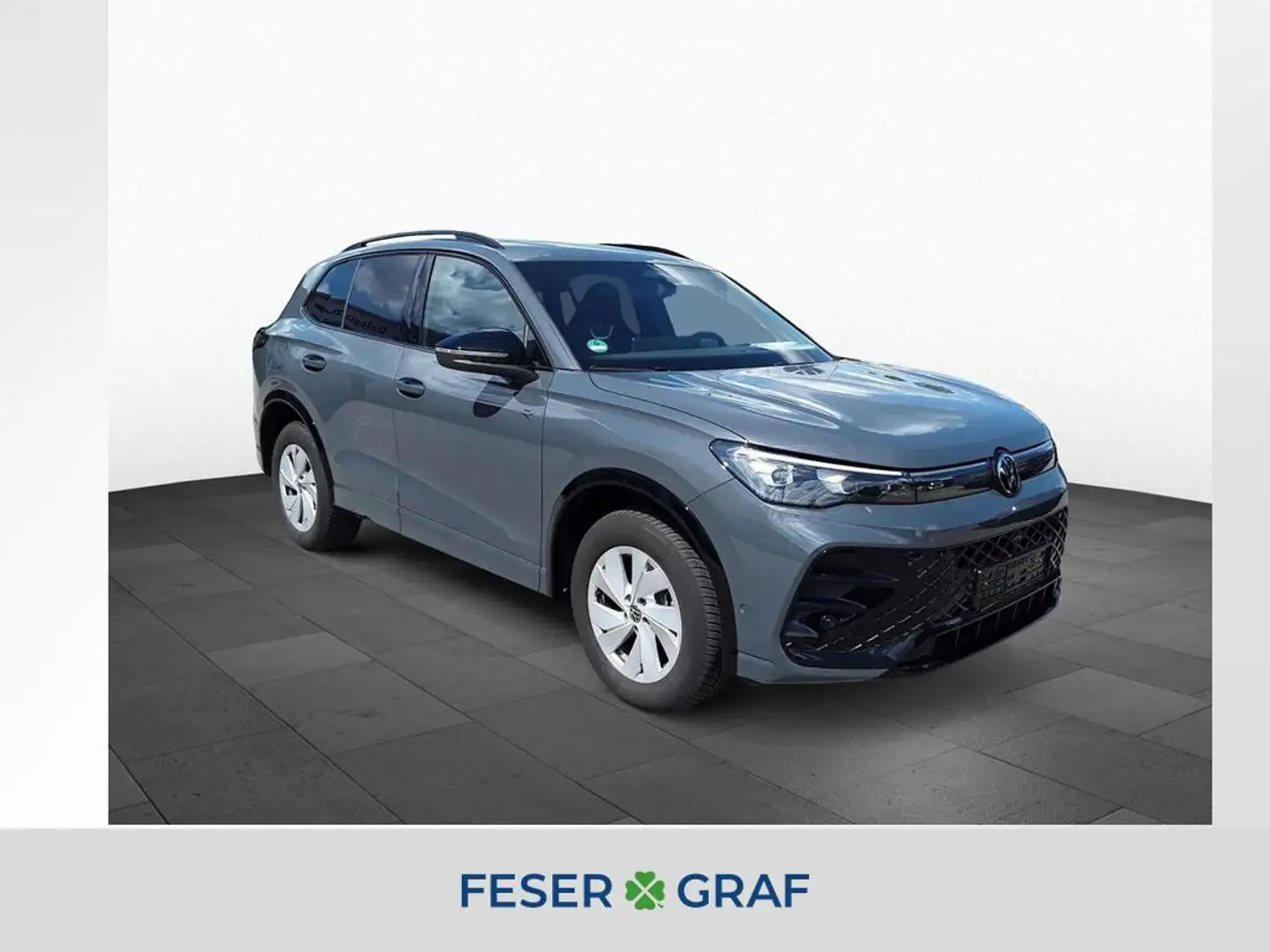 Volkswagen Tiguan 2.0 TDI DSG 4M R-Line PANO AHK KAM LED-HD Grau - 1