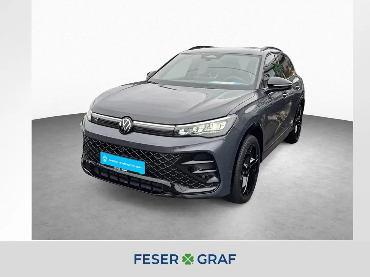 Volkswagen Tiguan 2.0 TDI DSG 4M R-Line PANO AHK KAM LED-HD Grau - 1