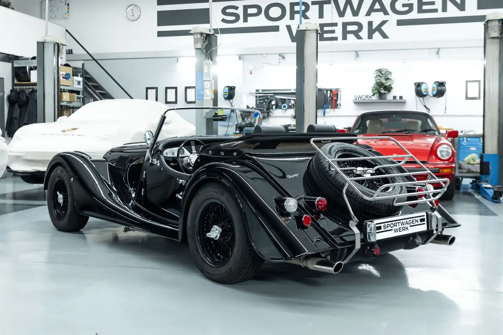 Morgan Roadster 3.7 I Deutsch I 13.000km I Top Zustand Schwarz - 2
