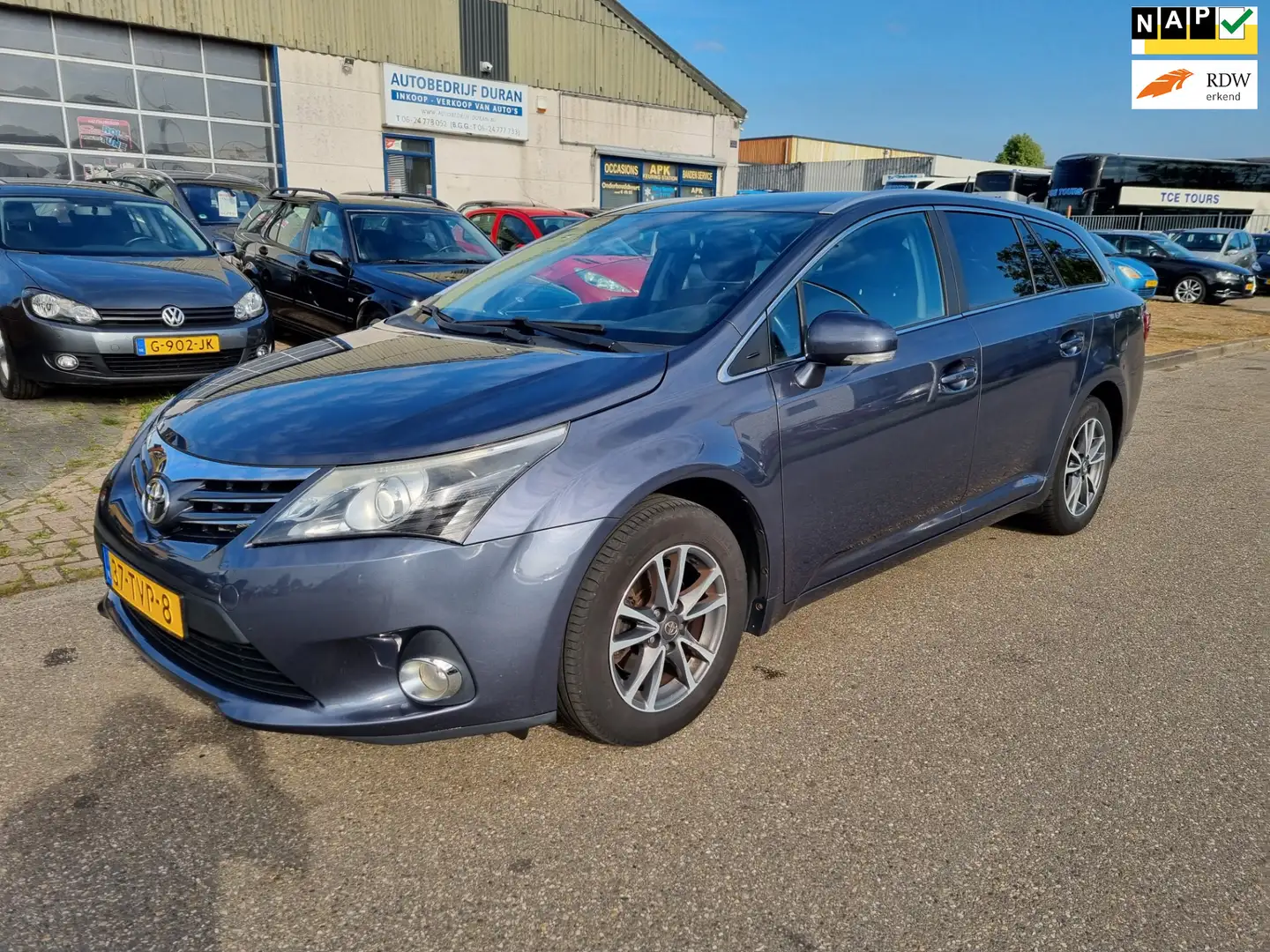 Toyota Avensis Wagon 1.8 VVTi Business automaat NAV.+ Clima Bj:20 Modrá - 1