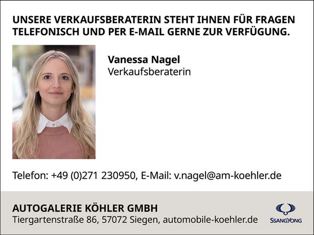 SsangYong Korando e-Motion Titanium Plus ACC NAVI KAMERA