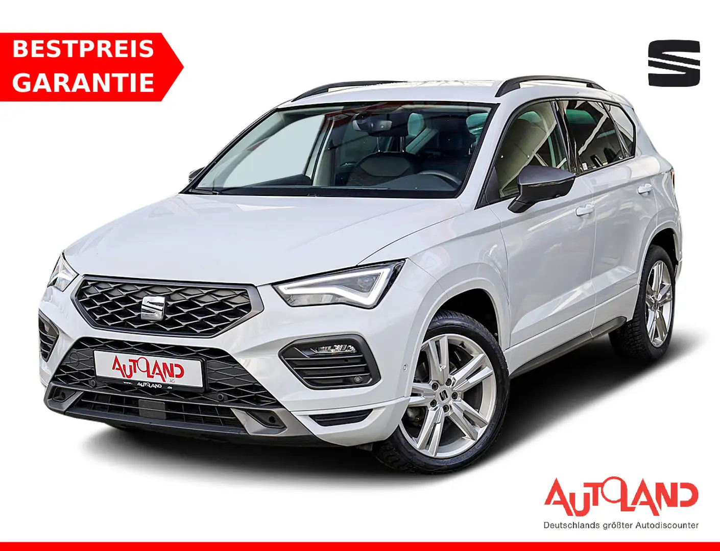 SEAT Ateca 1.5 FR LED Navi Kamera Tempomat DAB PDC Weiß - 1