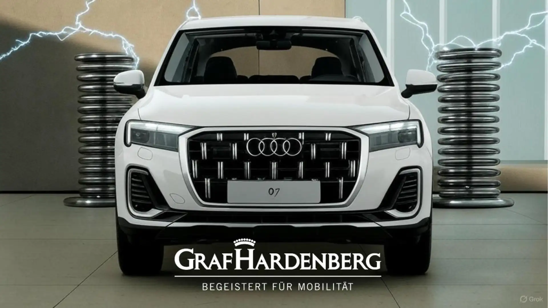 Audi Q7 394PS || PLUG-IN HYBRID || 0,5% VERSTEUERUNG || GE Weiß - 1