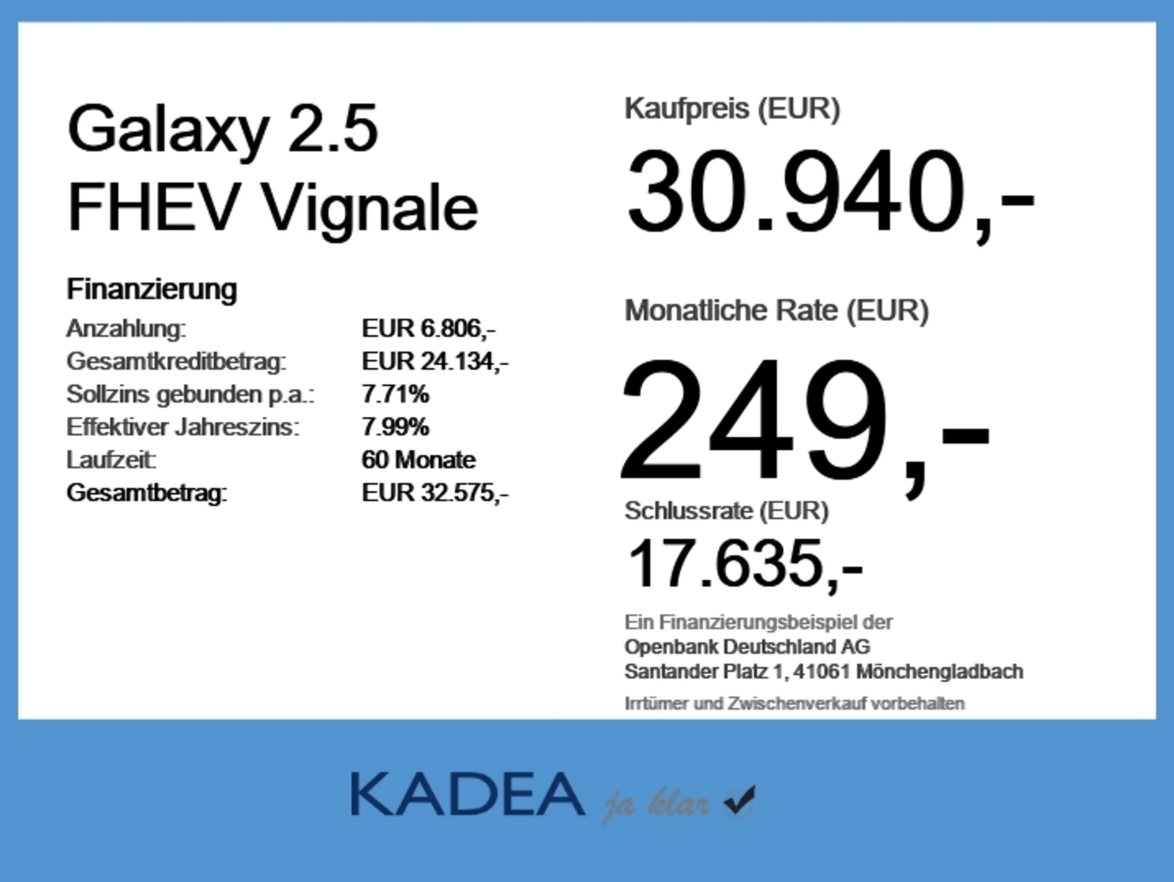 Ford Galaxy 2.5 FHEV Vignale | Panodach | Sitzklima — photo 6