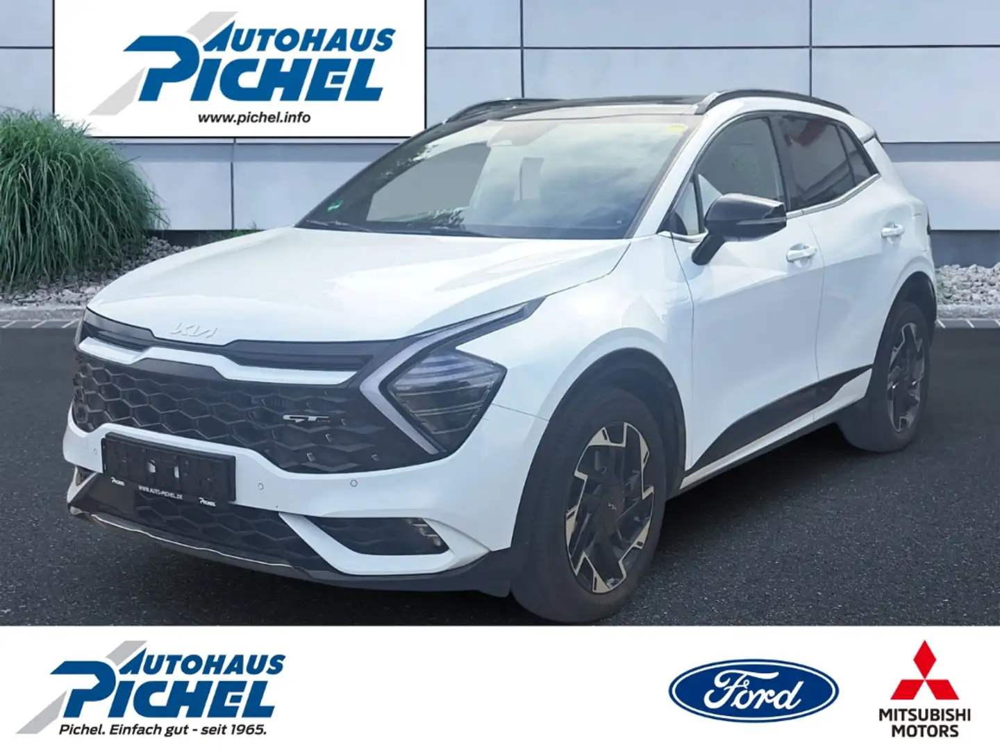 Kia Sportage GT-Line Plug-in Hybrid 4WD PANODACH+ACC+Navi Leder Blanc - 1
