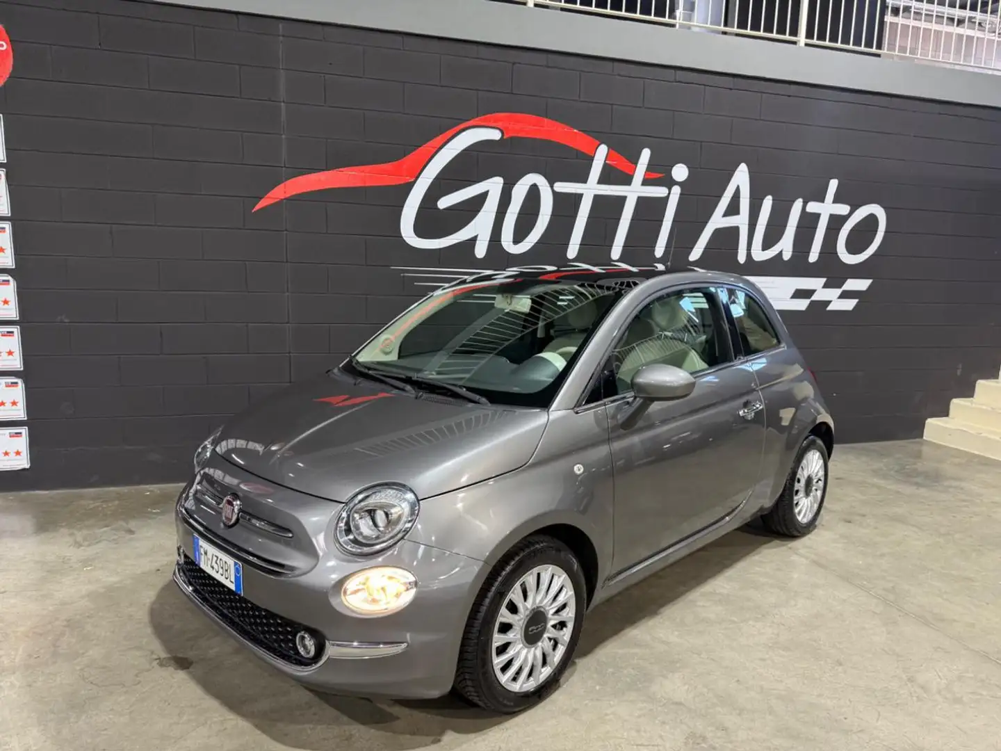 Fiat 500 1.2 Lounge NEOPATENTATI Grigio - 1