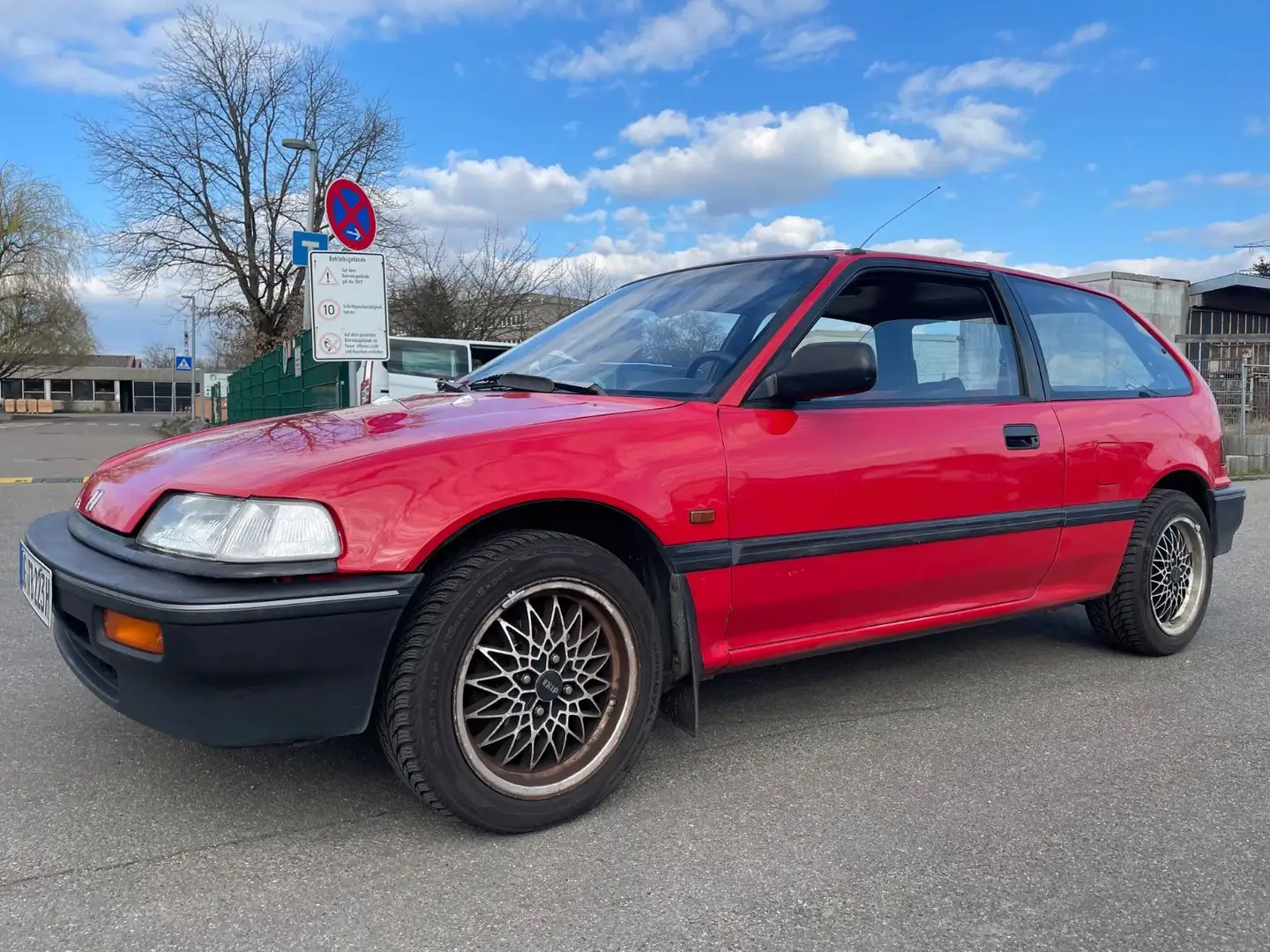 Honda Civic H-Kennzeichen Rot - 1