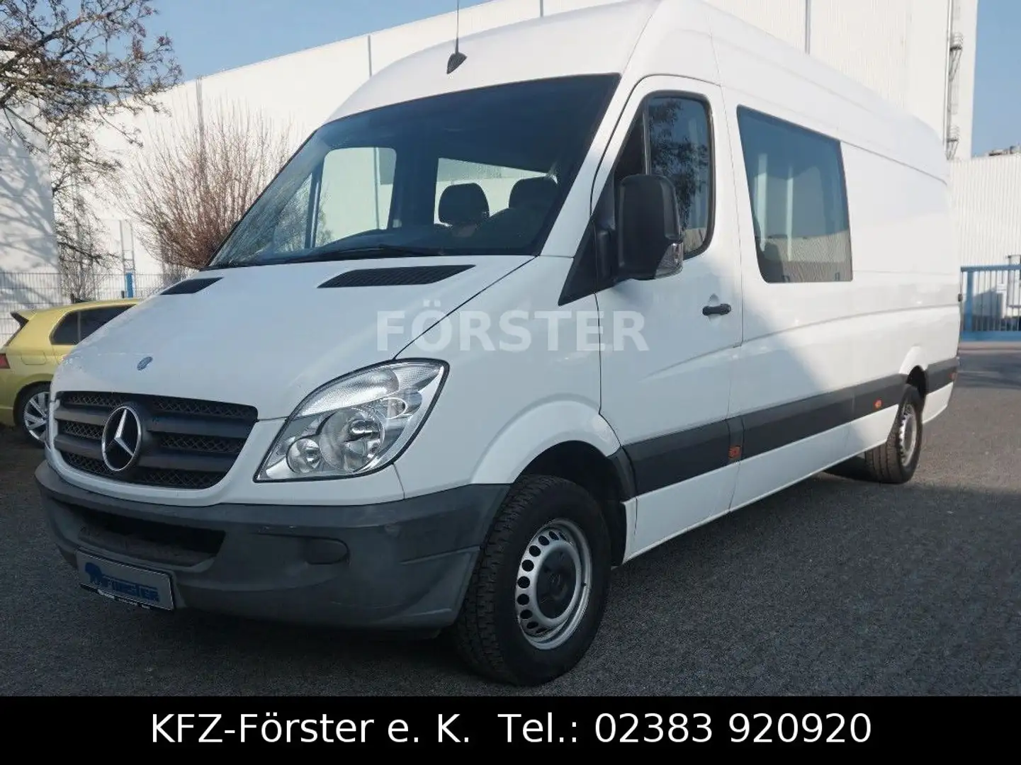 Mercedes-Benz Sprinter II316 Hoch/Lang Mixto AHK 1.Hd Mwst Blanc - 2