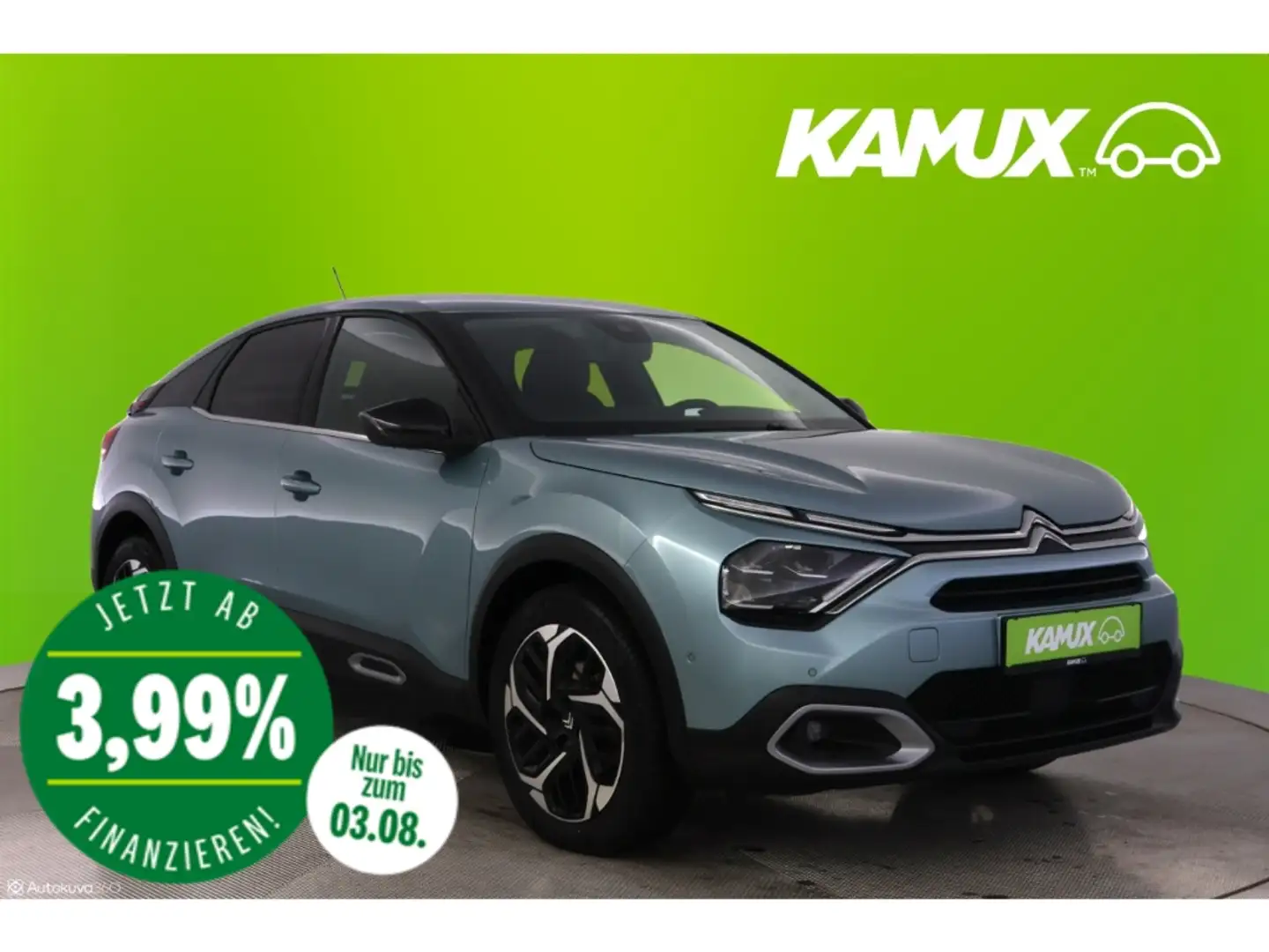 Citroen C4 1.5BHDI Aut.Shine+LED+NAVI+KAMERA+HUD+TEMPO Blau - 1